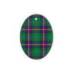 Young Tartan Oval Ornaments, Christmas Tree Ornament, Plaid Christmas Ornaments, Ceramic Oval Christmas Tree Decoration, Tartan Oval Ornaments, Christmas Tree Ornament, Plaid Christmas Ornaments, Ceramic Oval Christmas Tree Decoration