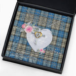 Gift For My Beautiful Girlfriend Necklace Valentine Necklace Clan Napier Ancient Tartan Cross Dancing Necklace Scottish Tartan Jewelry