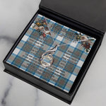 To My Beautiful Soulmate Necklace In Your Eyes I Have Found My Home Clan Stewart Muted Blue Tartan Rising Phoenix Necklace
