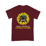 Scotstee Shop - Sunflower Veteran Father Veteran Army American Shirts Army Veteran Shirts Army Shirts