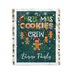 Personalized Gift Tartan Plaid Blanket Clan Lammie With Christmas Cookie Baking Crew Christmas Gift Blanket, Plaid Blanket, Christmas Fleece Blanket, Christmas Blanket, Tartan Blanket, Scottish Blanket, Scotland Blanket, Family Name Blanket, Custom Blanket, Personalized Blanket