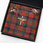 To My Beautiful Soulmate Necklace In Your Eyes I Have Found My Home Clan Nicolson Ancient Tartan Cross Dancing Necklace