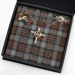To My Beautiful Soulmate Necklace In Your Eyes I Have Found My Home Clan MacRae Weathered Tartan Cross Dancing Necklace