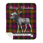 Scotstee Shop Plaid Tartan Blanket With Moose Clan Carnegie Modern Plaid Blanket, plaid blanket australia,plaid blanket canada,plaid christmas blanket,plaid fleece sherpa blanket,plaid sherpa blanket canada,plaid sherpa blanket lipstick,plaid sherpa blanket pink,plaid sherpa blanket queen
