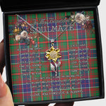 To My Beautiful Soulmate Sunflower Necklace In Your Eyes I Have Found My Home Clan Adam Ancient Tartan Jewelry For Girlfriend
