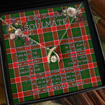 To My Beautiful Soulmate Necklace In Your Eyes I Have Found My Home Clan Pollock Tartan Wishbone Dancing Necklace