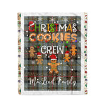 Personalized Gift Tartan Plaid Blanket Clan MacLeod Of Harris Weathered With Christmas Cookie Baking Crew Christmas Gift Blanket, Plaid Blanket, Christmas Fleece Blanket, Christmas Blanket, Tartan Blanket, Scottish Blanket, Scotland Blanket, Family Name Blanket, Custom Blanket, Personalized Blanket
