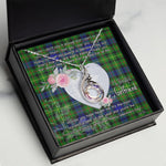 Rising Phoenix Necklace - Valentine Necklace Clan Rollo Tartan Gift for Girlfriend, Gift for My Wife Rising Phoenix Necklace