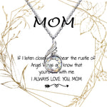 Rising Phoenix Necklace - Mom Necklace - Love You Always And Forever Mother's Day Gift
