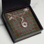 To My Beautiful Soulmate Necklace In Your Eyes I Have Found My Home Clan Kerr Modern Tartan Rising Phoenix Necklace