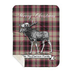 Scotstee Shop Plaid Tartan Blanket With Moose Clan MacPherson Hunting Ancient Plaid Blanket, plaid blanket australia,plaid blanket canada,plaid christmas blanket,plaid fleece sherpa blanket,plaid sherpa blanket canada,plaid sherpa blanket lipstick,plaid sherpa blanket pink,plaid sherpa blanket queen