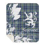 Sherpa Blanket - Tartan Blanket Thistle and Lion Scottish Clan Boswell Plaid Blanket, plaid sherpa blanket queen,purple sherpa blanket,queen sherpa blanket,queen size sherpa blanket,red sherpa blanket,scottish tartan blankets,sherpa blanket,sherpa christmas blanket