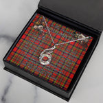 To My Beautiful Soulmate Necklace In Your Eyes I Have Found My Home Clan Hepburn Tartan Rising Phoenix Necklace