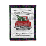 Tartan Blanket Vintage Red Truck with Christmas Tree Family Scottish Clan Urquhart plaid blanket, red plaid blanket, buffalo plaid blanket, green plaid blanket, plaid fleece blanket, blue plaid blanket, red tartan blanket, tartan plaid blanket, black and white plaid blanket, , christmas plaid blanket, orange plaid blanket, tartan plaid throw blanket, pink plaid blanket, brown plaid blanket, buffalo check blanket