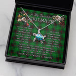 Sea Turtle Necklace To My Beautiful Soulmate Necklace In Your Eyes I Have Found My Home Clan Halkerston Tartan Blue Turtle Necklace