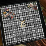 To My Beautiful Soulmate Necklace In Your Eyes I Have Found My Home Clan Scott Black White Modern Tartan Wishbone Dancing Necklace
