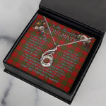 To My Beautiful Soulmate Necklace In Your Eyes I Have Found My Home Clan Dewar Tartan Rising Phoenix Necklace