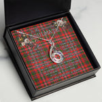 To My Beautiful Soulmate Necklace In Your Eyes I Have Found My Home Clan MacKinnon Tartan Rising Phoenix Necklace