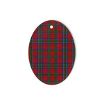 Sinclair Tartan Oval Ornaments, Christmas Tree Ornament, Plaid Christmas Ornaments, Ceramic Oval Christmas Tree Decoration, Tartan Oval Ornaments, Christmas Tree Ornament, Plaid Christmas Ornaments, Ceramic Oval Christmas Tree Decoration