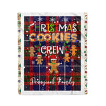 Personalized Gift Tartan Plaid Blanket Clan Pennycook With Christmas Cookie Baking Crew Christmas Gift Blanket, Plaid Blanket, Christmas Fleece Blanket, Christmas Blanket, Tartan Blanket, Scottish Blanket, Scotland Blanket, Family Name Blanket, Custom Blanket, Personalized Blanket