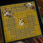 To My Beautiful Soulmate Necklace In Your Eyes I Have Found My Home Clan Houston Tartan Wishbone Dancing Necklace