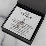 Rising Phoenix Necklace - Mom Necklace - To My Mom - Love You Always And Forever
