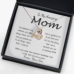 Love Dancing Necklace - Mom Necklace - To Mom Necklace, Gift for Mom from Son
