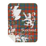 Sherpa Blanket - Tartan Blanket Thistle and Lion Scottish Clan Matheson Ancient Plaid Blanket, plaid sherpa blanket queen,purple sherpa blanket,queen sherpa blanket,queen size sherpa blanket,red sherpa blanket,scottish tartan blankets,sherpa blanket,sherpa christmas blanket