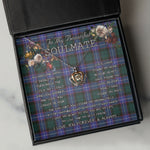To My Beautiful Soulmate Necklace In Your Eyes I Have Found My Home Clan Guthrie Tartan Crown Pendant Necklace