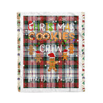 Personalized Gift Tartan Plaid Blanket Clan MacDuff Dress Modern With Christmas Cookie Baking Crew Christmas Gift Blanket, Plaid Blanket, Christmas Fleece Blanket, Christmas Blanket, Tartan Blanket, Scottish Blanket, Scotland Blanket, Family Name Blanket, Custom Blanket, Personalized Blanket