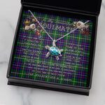 Sea Turtle Necklace To My Beautiful Soulmate Necklace In Your Eyes I Have Found My Home Clan Inglis Tartan Blue Turtle Necklace