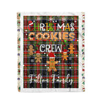Products Personalized Gift Tartan Plaid Blanket Clan Fulton With Christmas Cookie Baking Crew Christmas Gift Blanket, Plaid Blanket, Christmas Fleece Blanket, Christmas Blanket, Tartan Blanket, Scottish Blanket, Scotland Blanket, Family Name Blanket, Custom Blanket, Personalized Blanket