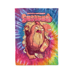 Scotstee Shop - Scotstee Shop Blanket Bigfoot D' Butternut Sasquash Tie Dye One Hippie Fleece Blanket