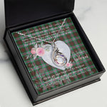 Rising Phoenix Necklace - Valentine Necklace Clan Brodie Modern Tartan Gift for Girlfriend, Gift for My Wife Rising Phoenix Necklace