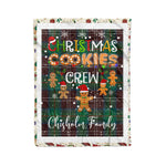 Personalized Gift Tartan Plaid Blanket Clan Chisholm Hunting Ancient With Christmas Cookie Baking Crew Christmas Gift Blanket, Plaid Blanket, Christmas Fleece Blanket, Christmas Blanket, Tartan Blanket, Scottish Blanket, Scotland Blanket, Family Name Blanket, Custom Blanket, Personalized Blanket