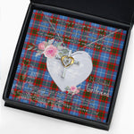 Gift For My Beautiful Girlfriend Necklace Valentine Necklace Clan Skirving Tartan Cross Dancing Necklace Scottish Tartan Jewelry
