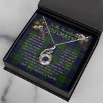 To My Beautiful Soulmate Necklace In Your Eyes I Have Found My Home Clan Campbell Tartan Rising Phoenix Necklace