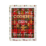 Personalized Gift Tartan Plaid Blanket Clan Brodie With Christmas Cookie Baking Crew Christmas Gift Blanket, Plaid Blanket, Christmas Fleece Blanket, Christmas Blanket, Tartan Blanket, Scottish Blanket, Scotland Blanket, Family Name Blanket, Custom Blanket, Personalized Blanket