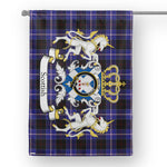 Scotstee Shop - House Flag - Dunlop Tartan Flag Clan Badge With Lion Scottish