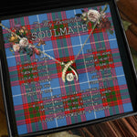 To My Beautiful Soulmate Necklace In Your Eyes I Have Found My Home Clan Trotter Tartan Wishbone Dancing Necklace
