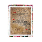 Scotstee Shop - Personalized Gift Letter To My Girlfriend Love Quote For Girlfriend Family Gift Fleece Blanket