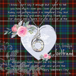 Rising Phoenix Necklace - Valentine Necklace Clan Fraser Hunting Ancient Tartan Gift for Girlfriend, Gift for My Wife Rising Phoenix Necklace