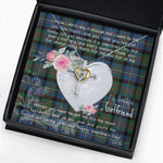 Gift For My Beautiful Girlfriend Necklace Valentine Necklace Clan Cameron of Erracht Ancient Tartan Cross Dancing Necklace Scottish Tartan Jewelry