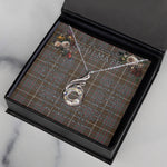 To My Beautiful Soulmate Necklace In Your Eyes I Have Found My Home Clan MacIntyre Weathered Tartan Rising Phoenix Necklace