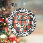 Scotstee Shop - Stuart Of Bute Clan Tartan Crest Badge Plaid Ornament Gift. Christmas Tree Ornament Tartan Ornament Great Christmas Ornaments Gift