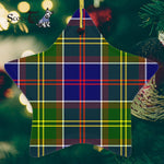 Whitelaw Modern Tartan Ornament Star Ornament, Christmas Star Decorations, ceramic ornament, Plaid Star Ceramic Ornament, Christmas Ornament Decorations Gift