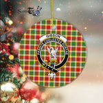 Scotstee Shop - Gibson Scottish Clan Plaid Ornament Gift. Christmas Tree Ornament Gibson Clan Tartan Ornament Great Christmas Ornaments Gift