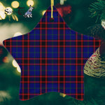 Wedderburn Tartan Ornament Star Ornament, Christmas Star Decorations, ceramic ornament, Plaid Star Ceramic Ornament, Christmas Ornament Decorations Gift