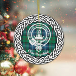 Scotstee Shop - Urquhart Clan Tartan Crest Badge Plaid Ornament Gift. Christmas Tree Ornament Tartan Ornament Great Christmas Ornaments Gift