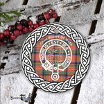 Scotstee Shop - Stuart Of Bute Clan Tartan Crest Badge Plaid Ornament Gift. Christmas Tree Ornament Tartan Ornament Great Christmas Ornaments Gift